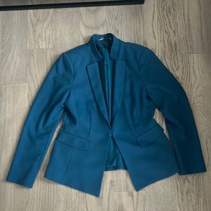 White House Black Market Ocean Blue Size 10 Blazer